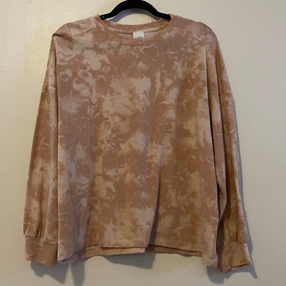 Kaileigh Peach Tie Dye Sweatshirt